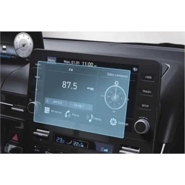 Hyundai Staria Multimedya 8 İnç İle Uyumlu Ekran Koruyucu Nano Şeffaf