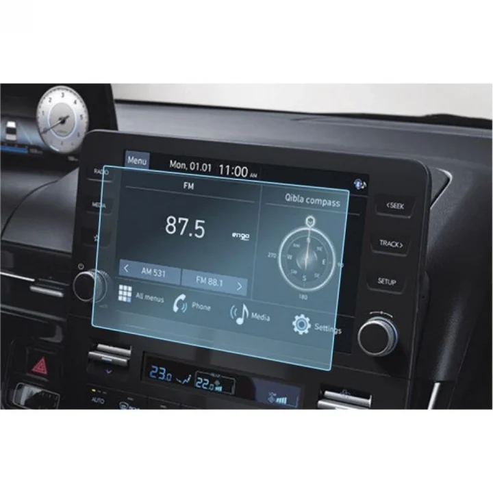 Hyundai Staria Multimedya 8 İnç İle Uyumlu Ekran Koruyucu Nano Şeffaf