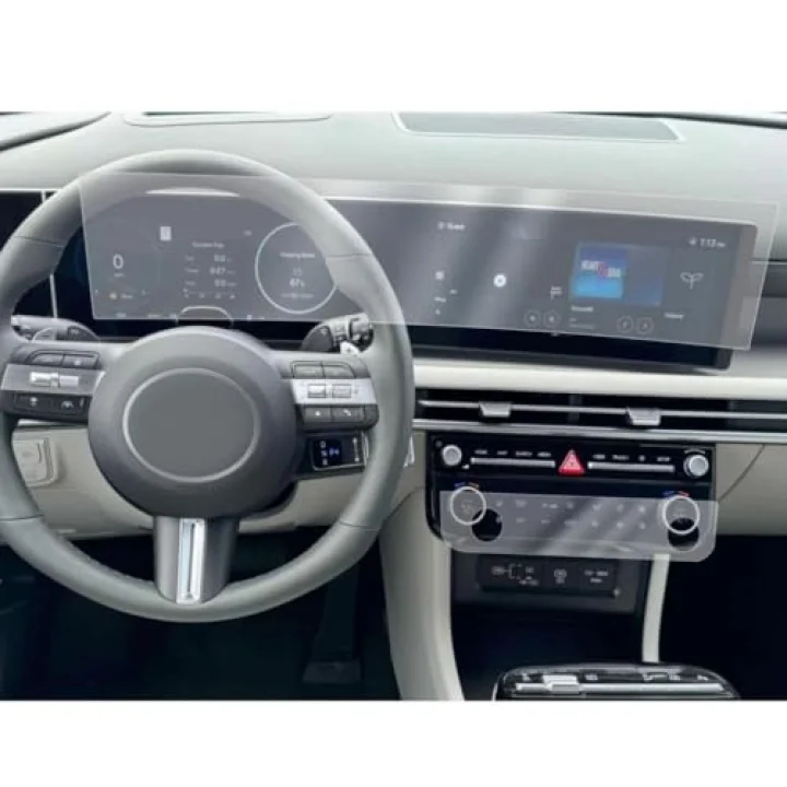 Hyundai Tucson İle Uyumlu Mat Ekran Koruyucu Multimedya Klima Gösterge