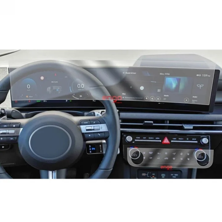 Hyundai Tucson İle Uyumlu Mat Ekran Koruyucu Multimedya Klima Gösterge