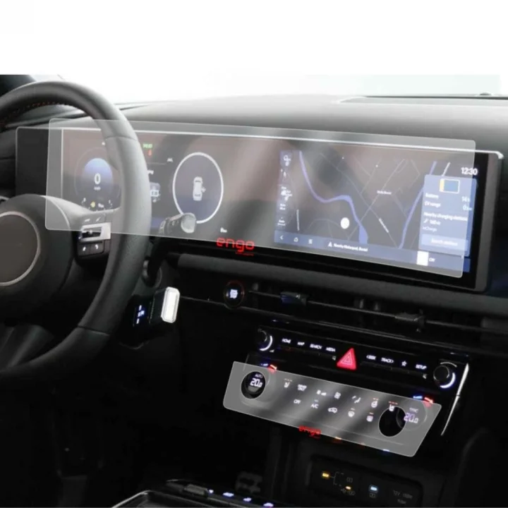 Hyundai Tucson İle Uyumlu Mat Ekran Koruyucu Multimedya Klima Gösterge