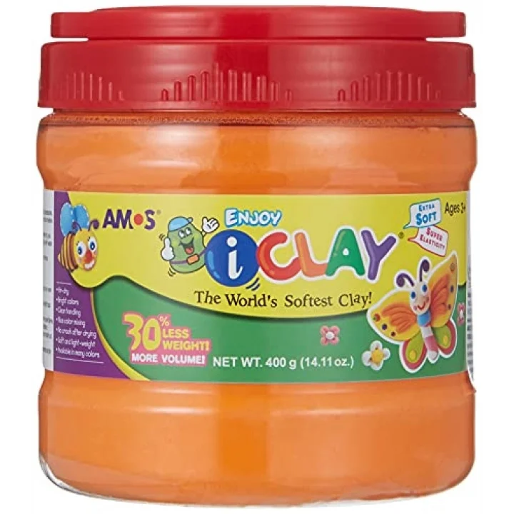 Ic400Bk-Or Proje Hamuru I-Clay 400 Gr, Turuncu