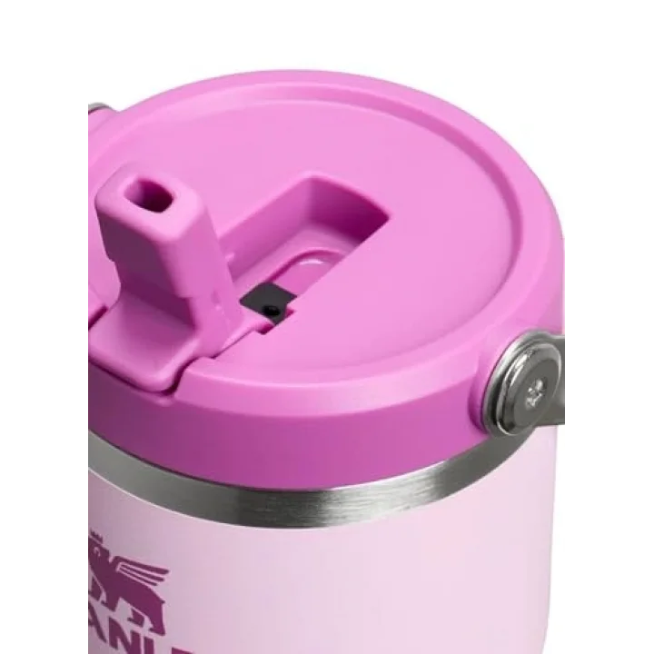 IceFlow Flip Straw Tumbler Pipetli Termos Bardak, Kiraz Çiçeği (Cherry Blossom), 0.60 Litre