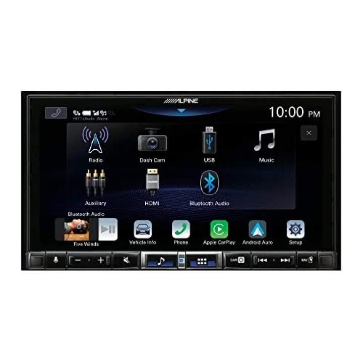 iLX-705D 7” 2-DIN Multimedya Sistemi, Apple CarPlay Wireless, Android Auto, DAB+, Bluetooth, Class-D Amplifikatör, Hi-Res Audio
