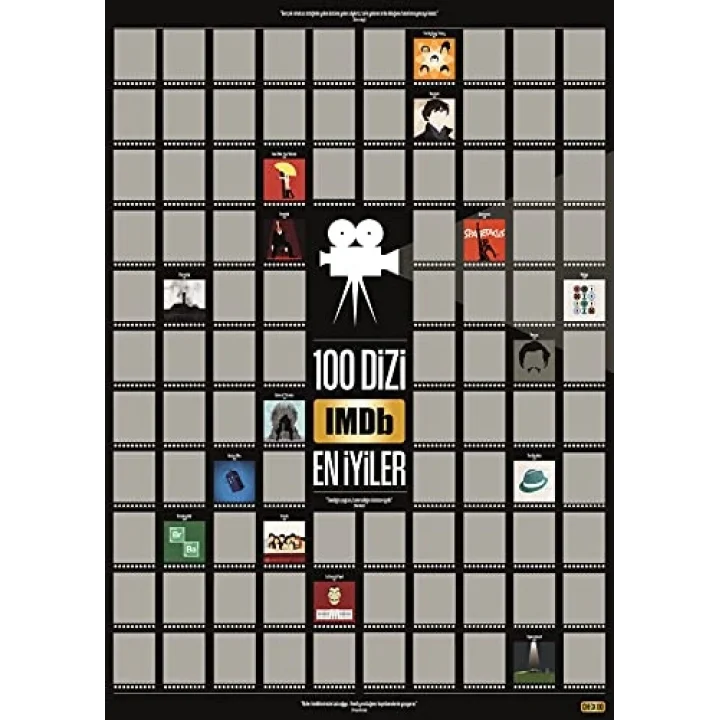IMDb TOP 100 Kazıkazan DİZİ Hediyelik Poster