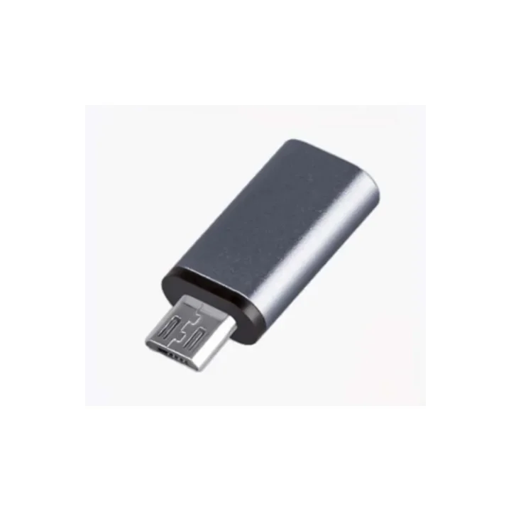 İMEXTECH BİLİŞİM BURADA ZR352 TYPE-C to Micro Çevirici Mini Adaptör, Gri BBZR352