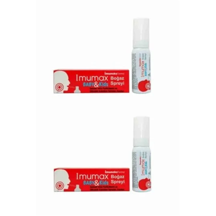 Imuneks Imumax 3 Yaş Ve Üstü Boğaz Spreyi - 20 Ml (2 Adet)