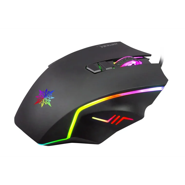 INCA IMG-344T RGB 6 Led 7200DPI 8D Macro Keys Professional Gamıng Mouse,Profesyonel Oyuncu Mouse, Programlanabilir 8 Tuş, 10 Farklı RGB Modu,Hızlı Profil Oluşturma, Performans Ve Hız