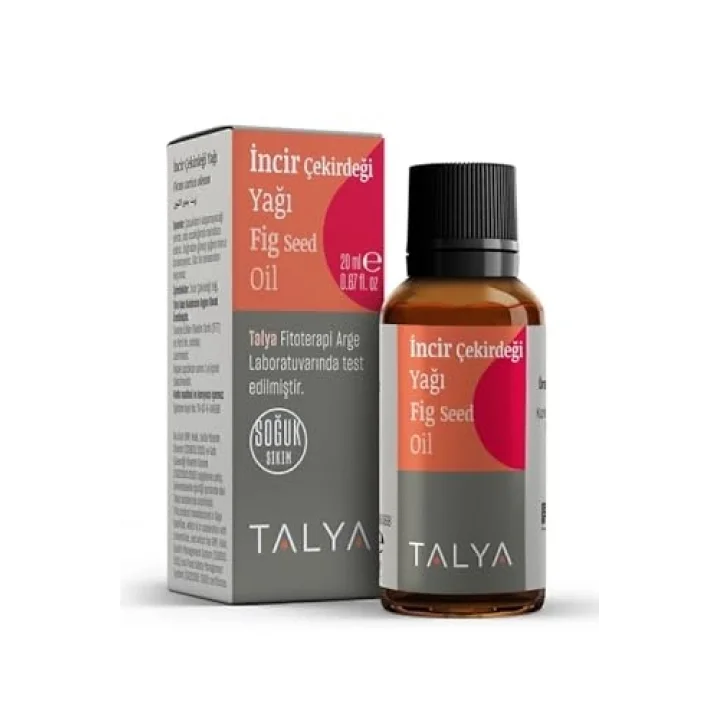 İncir Çekirdeği Yağı, Soğuk Sıkım,%100 Saf Ve Doğal, 20 ml