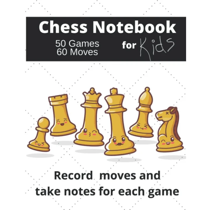 Independently published Chess Notation Book for Kids: 50 Game Chess Notebook and Journal | 8.5 x 11 Perfect for Chess Lovers | Records Up To 60 Moves