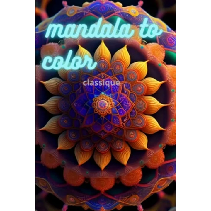 Independently published mandala to color