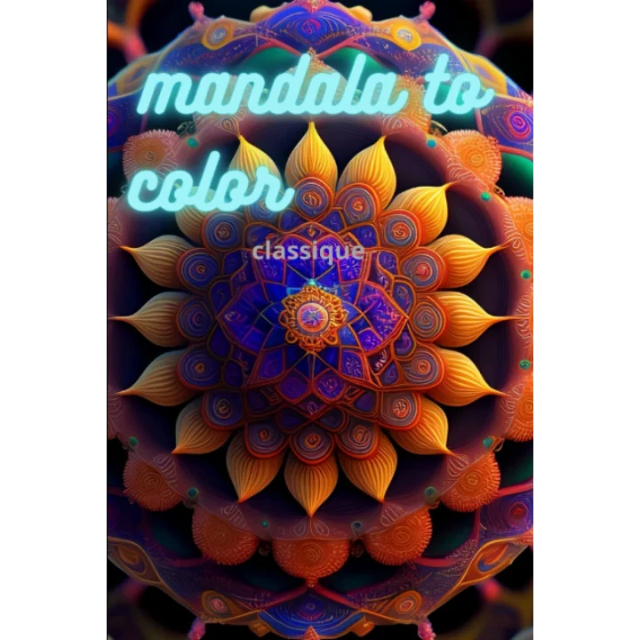 Independently published mandala to color