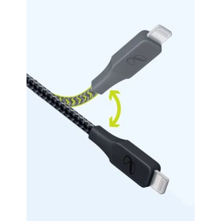 Infinitylab by - InstantConnect Kablo USB-A Lightning,Siyah,1.5m