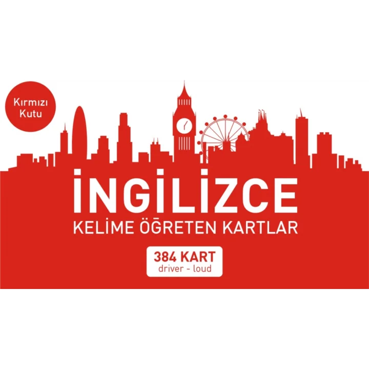 İngilizce Kelime Öğreten Kartlar (384 Kart)