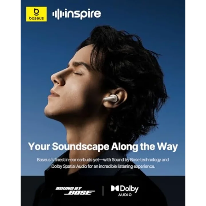 Inspire XP1 ANC Özellikli Bluetooth Kulaklık, Bose Ses Teknolojisi, Dolby Audio, 6 Mikrofonlu