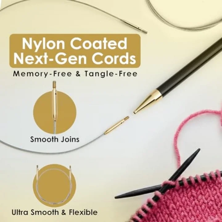 Interchangeable Needle Set 5-Legacy Sizes 3/3.25mm To 8/5mm -LM350302