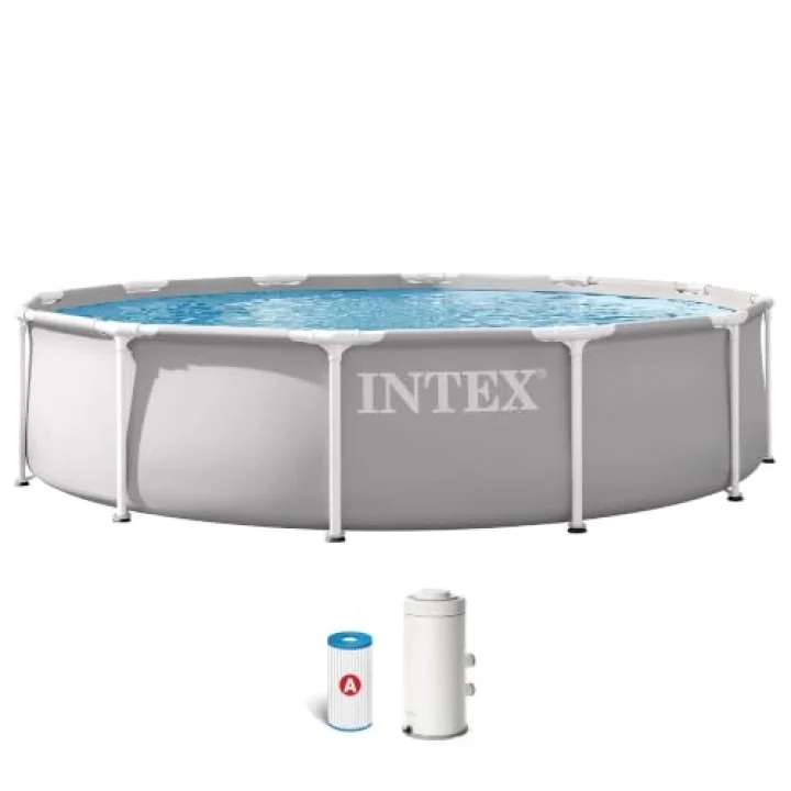 İntex 26712 366x76cm Premium Prefabrik Havuz Seti 220v Filtreli