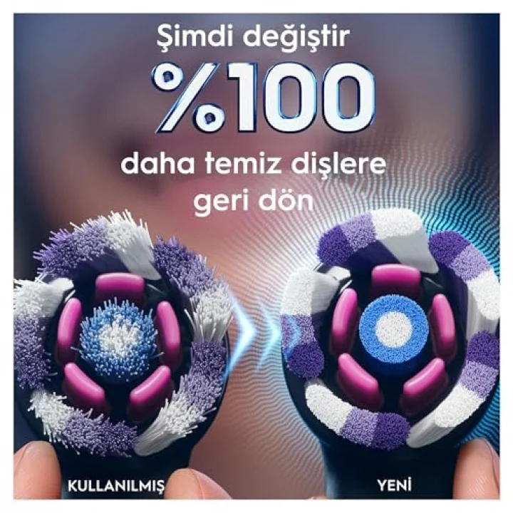 iO Radiant White Beyaz Diş Fırçası Yedek Başlığı 4 Adet