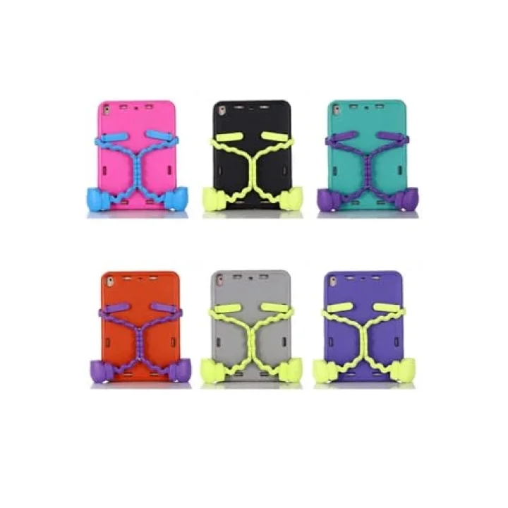iPad 10.2 2021 (9.Nesil) Eva Boxer Tablet Silikon - Pembe Koyu 2