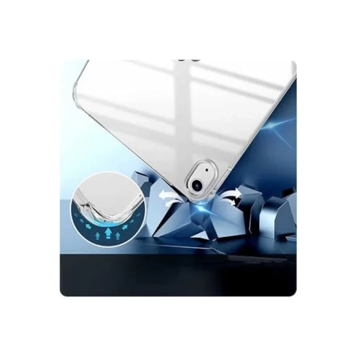 iPad 11.Nesil 2025 Kılıf Tablet Nitro Anti Shock Silikon Kapak - Renksiz