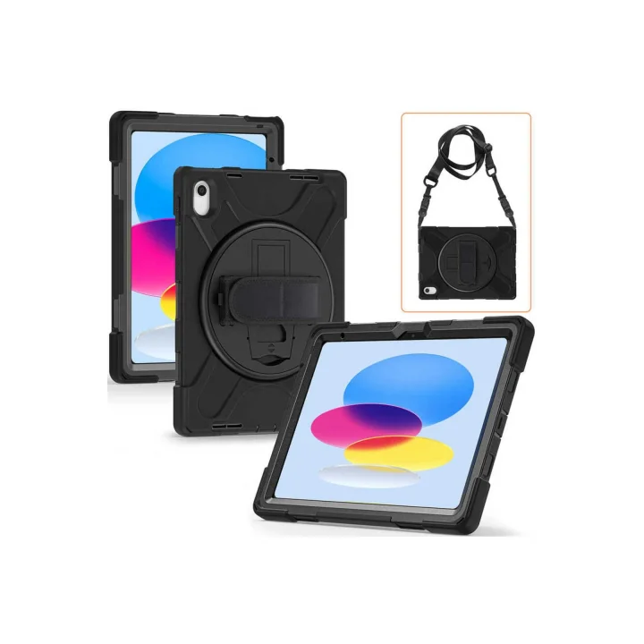 iPad 11.Nesil 2025 MRSA Defender Tablet Silikon - Siyah