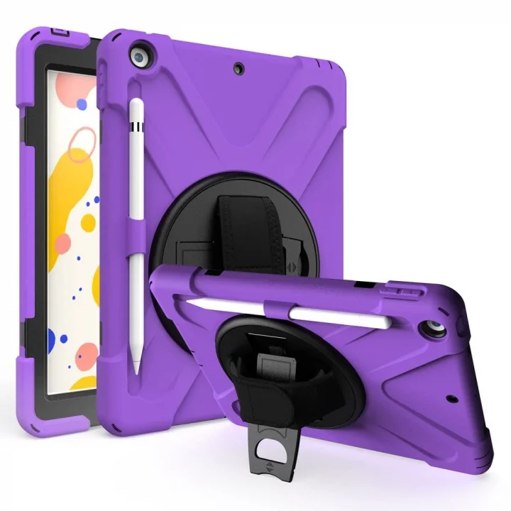 iPad 6. Nesil 9.7 ile uyumlu Kılıf Defender Askılı Zırhlı Tank Case A1893 A1954