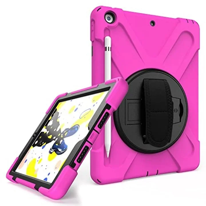 iPad Air 1 9.7 ile uyumlu Kılıf Defender Askılı Zırhlı Tank Case A1474 A1475 A1476