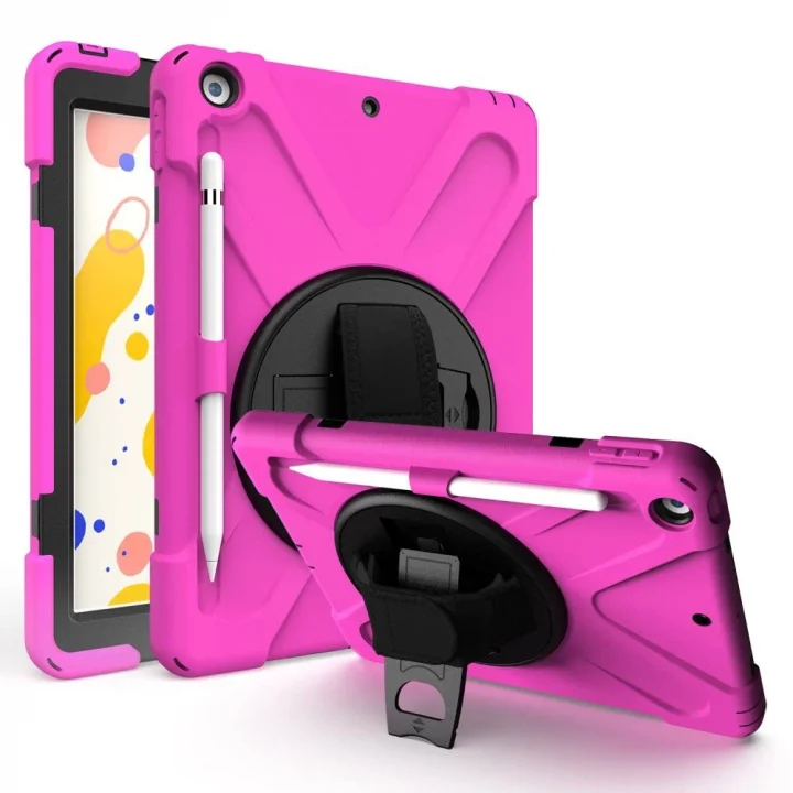 iPad Air 1 9.7 ile uyumlu Kılıf Defender Askılı Zırhlı Tank Case A1474 A1475 A1476