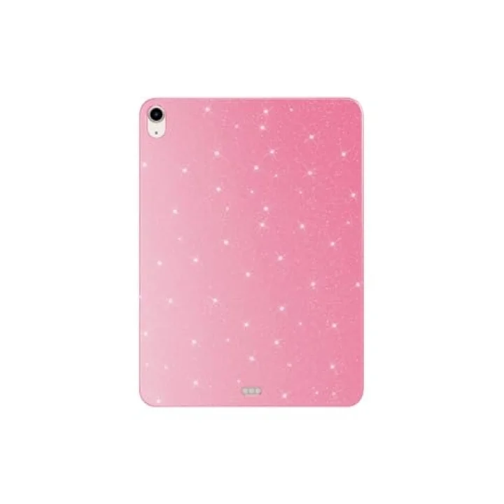 iPad Air 10.9 2022 (5 Nesil) Simli Parlak Görünümlü ile Uyumlu Tablet Koton Kılıf-Pembe 3