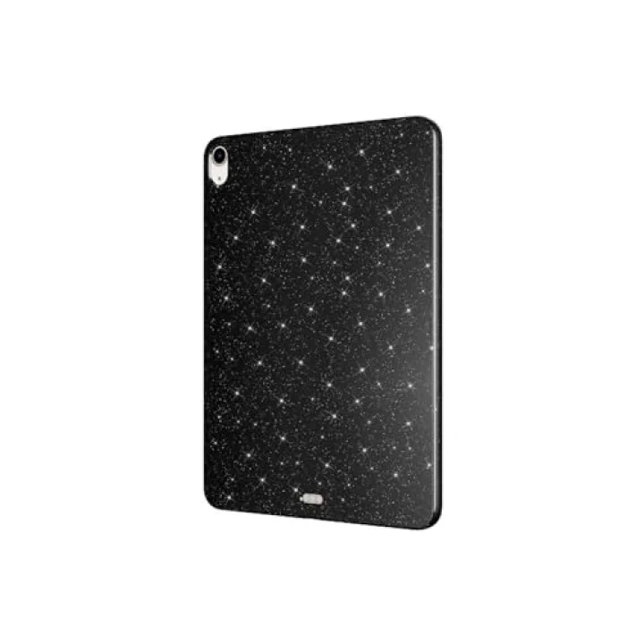 iPad Air 11 2024 Simli Parlak Görünümlü ile Uyumlu Tablet Koton Kılıf-Derin Mor 2