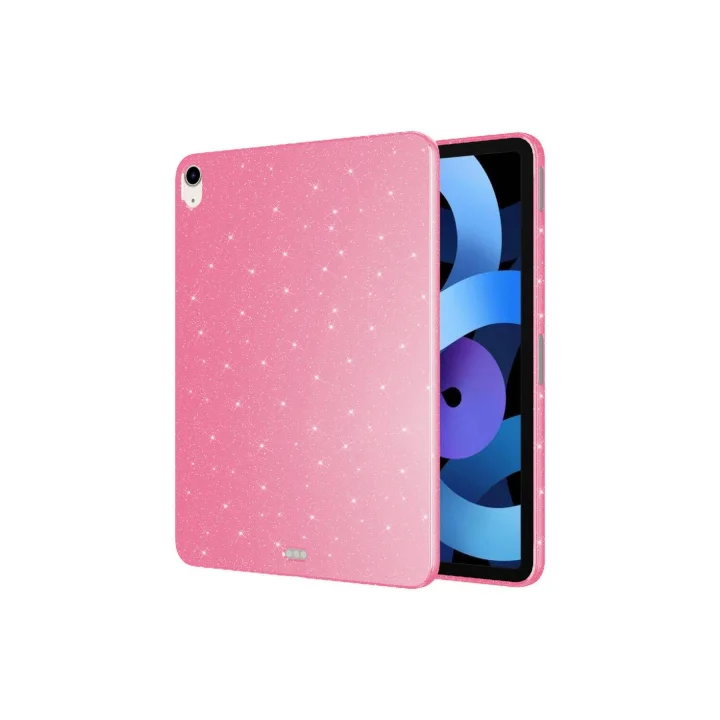 iPad Air 11 2024 Simli Parlak Görünümlü ile Uyumlu Tablet Koton Kılıf-Derin Mor 2