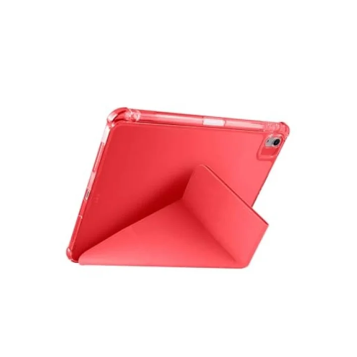 iPad Air 11 2025 M3 Kılıf Tri Folding Kalem Bölmeli Standlı Kılıf - Lila