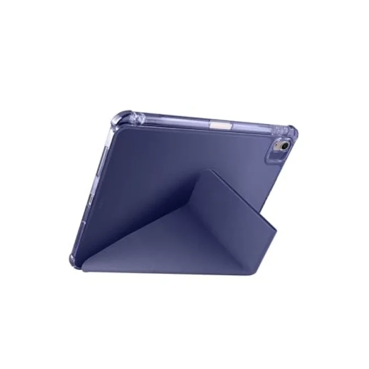 iPad Air 11 2025 M3 Kılıf Tri Folding Kalem Bölmeli Standlı Kılıf - Lila