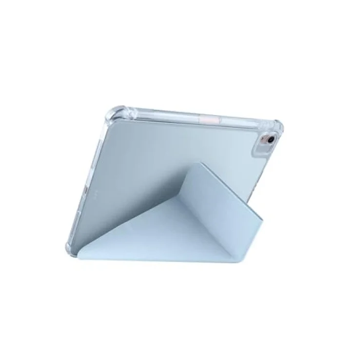 iPad Air 11 2025 M3 Kılıf Tri Folding Kalem Bölmeli Standlı Kılıf - Lila