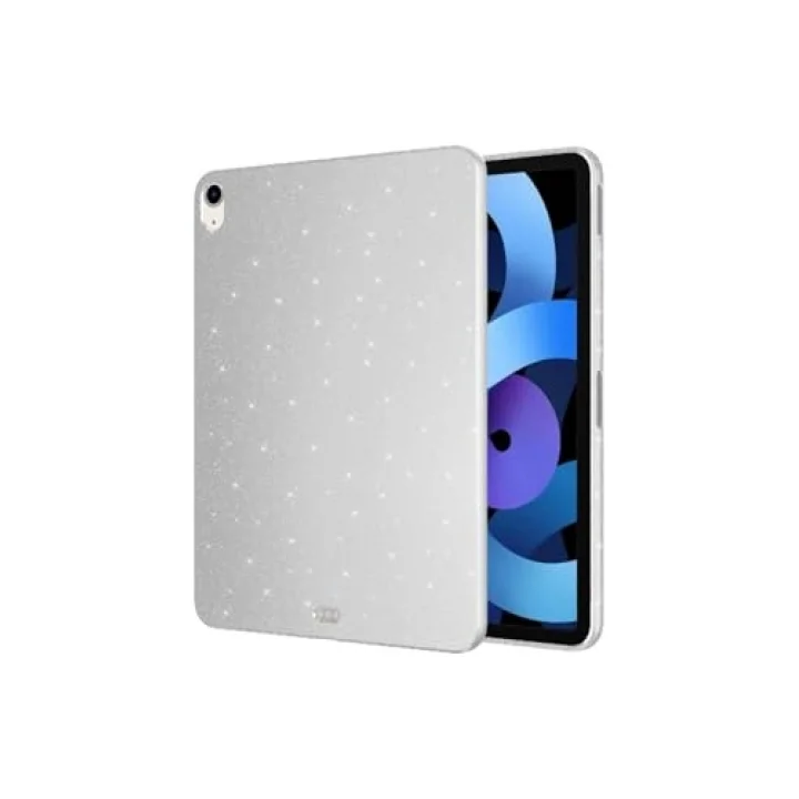 iPad Air 11 2025 M3 Simli Parlak Görünümlü ASMA Tablet Koton Kılıf - Siyah