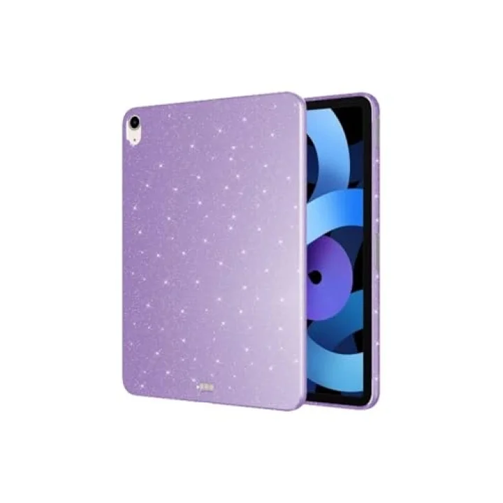 iPad Air 11 2025 M3 Simli Parlak Görünümlü ASMA Tablet Koton Kılıf - Siyah