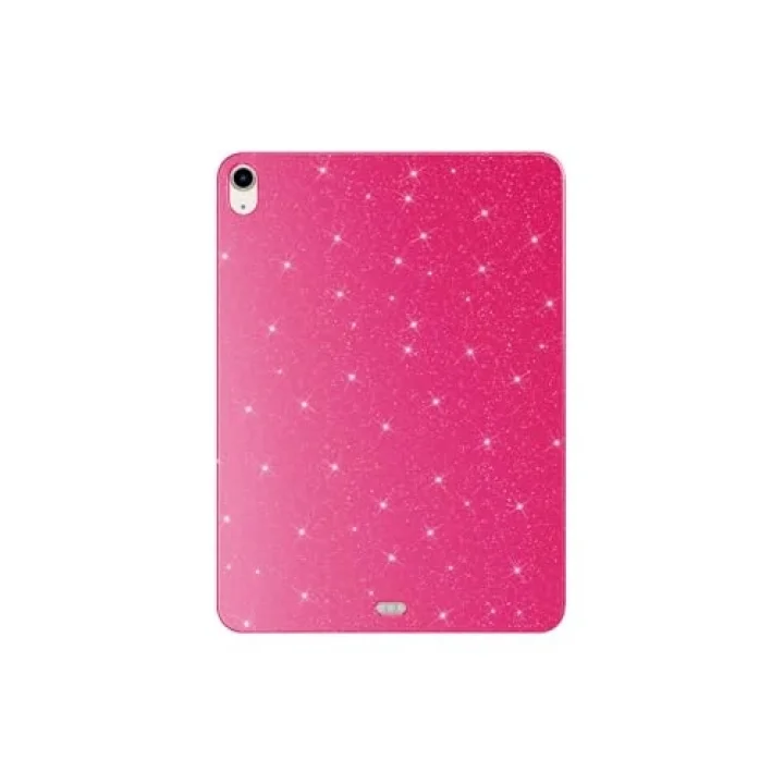 iPad Air 11 2025 M3 Simli Parlak Görünümlü JoieCreatif Tablet Koton Kılıf - Pembe Koyu 3