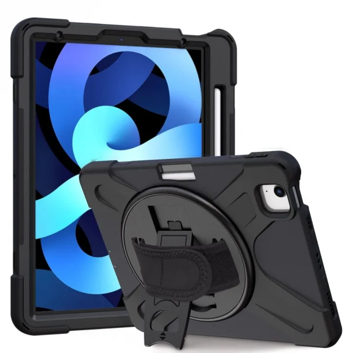 iPad Air 11inç M4/M3/M2 2026-2024 ile uyumlu Kılıf Defender Askılı Zırhlı Tank Case