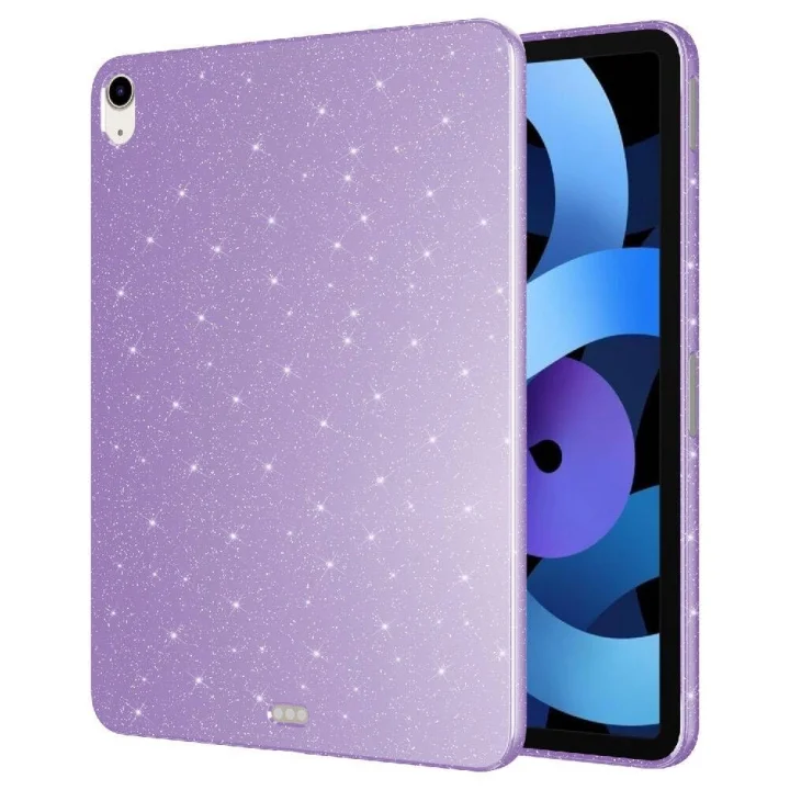 iPad Air 11inç M4/M3/M2 2026-2024 ile uyumlu Kılıf Işıltılı Parlak Görünüm Koton Case