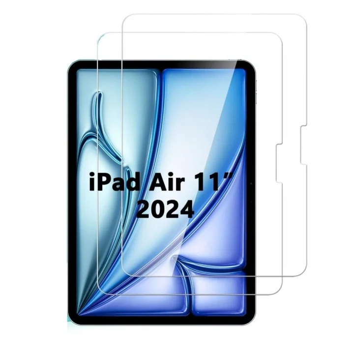 iPad Air 11inç M4/M3/M2 2026-2024 ile uyumlu Tablet Temperli Cam Ekran Koruyucu