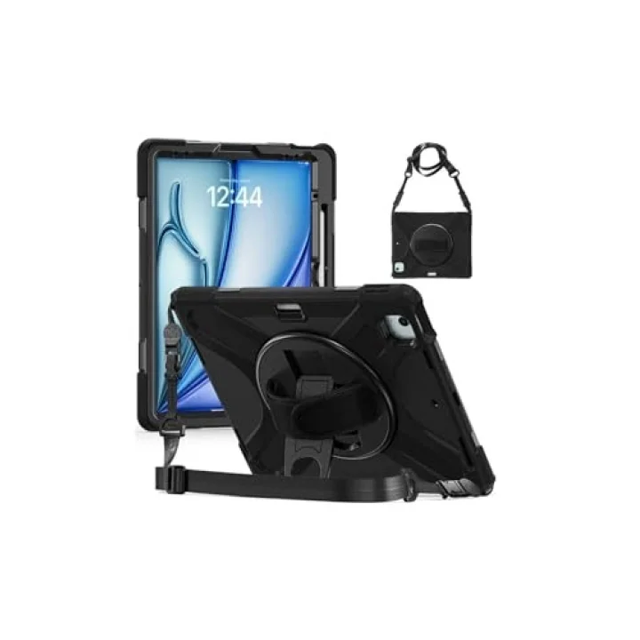 iPad Air 13 2025 M3 Defender Tablet Silikon - Siyah