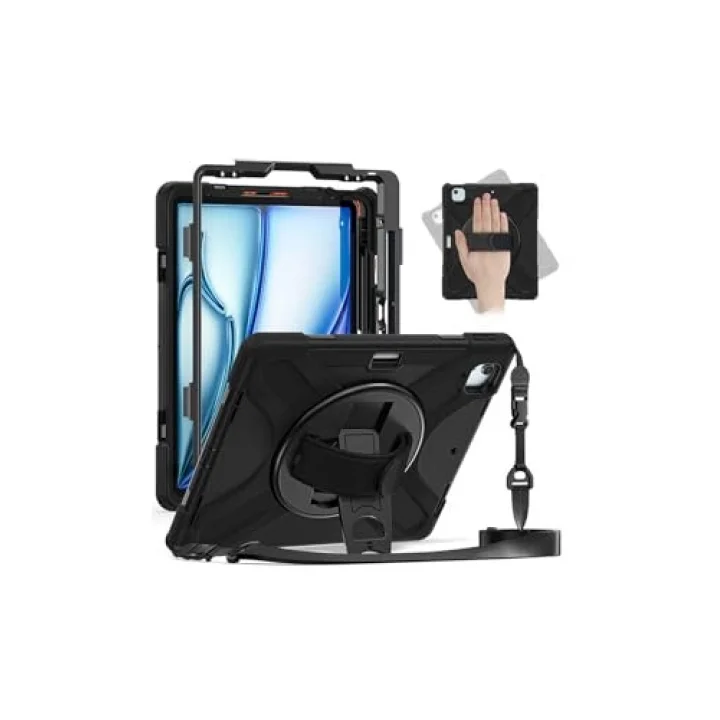iPad Air 13 2025 M3 Defender Tablet Silikon - Siyah