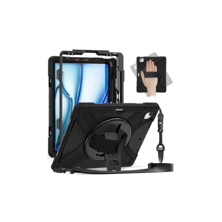 iPad Air 13 2025 M3 Defender Tablet Silikon - Siyah
