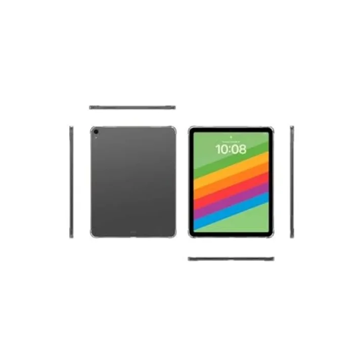 iPad Air 13 2025 M3 Kılıf Tablet Nitro Anti Shock Silikon Kapak - Şeffaf