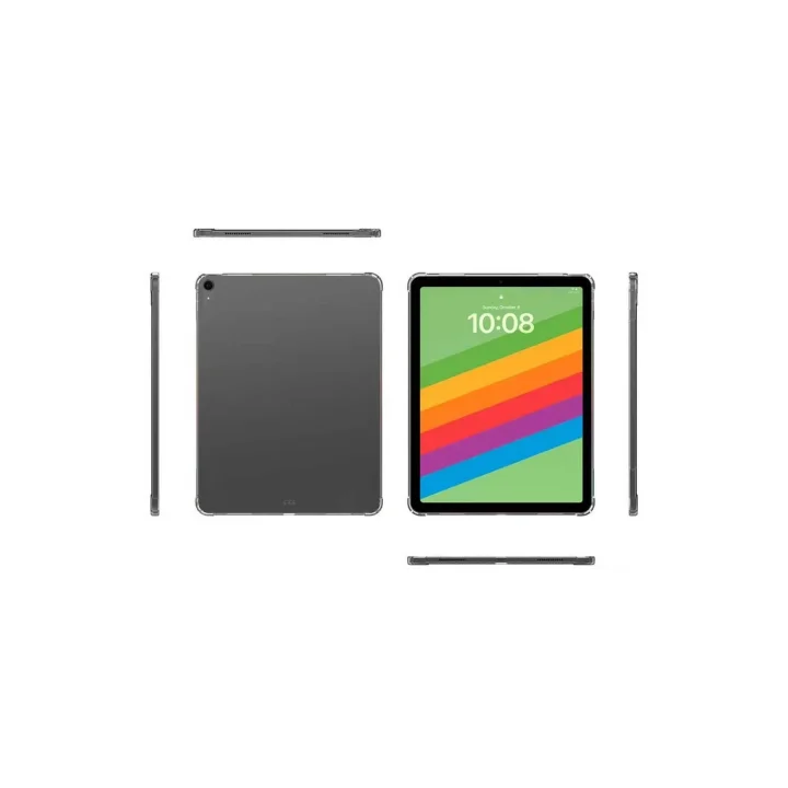 iPad Air 13 2025 M3 Kılıf Tablet Nitro Anti Shock Silikon Kapak - Şeffaf