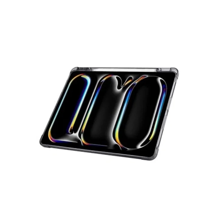 iPad Air 13 2025 M3 Kılıf Tri Folding Kalem Bölmeli Standlı Kılıf - Mor