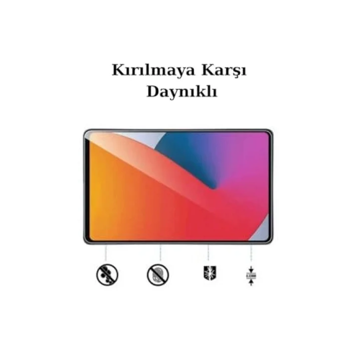 iPad Air 13 M3 Çip ile Uyumlu 2025 13 inç İnce Temperli Cam Ekran Koruyucu