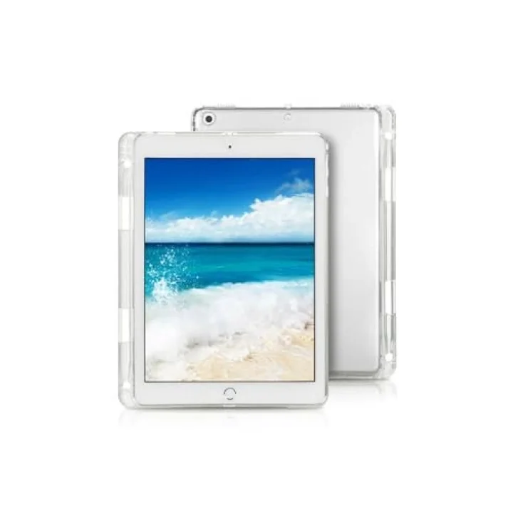 iPad ile Uyumlu 10.2 (8.Nesil) Kalemli Tablet Silikon - Siyah 2
