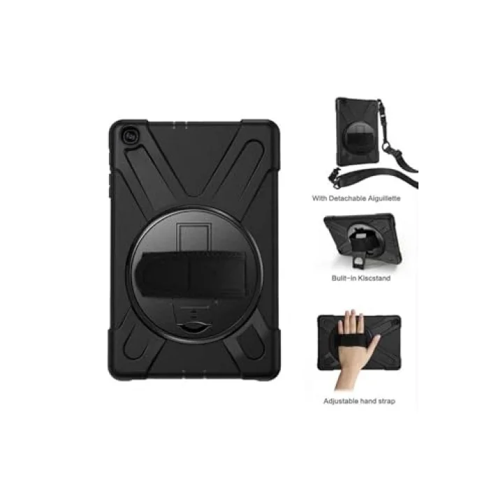 iPad ile Uyumlu 9.7 2017 (5.Nesil) Kılıf Defender Tablet Silikon - Siyah