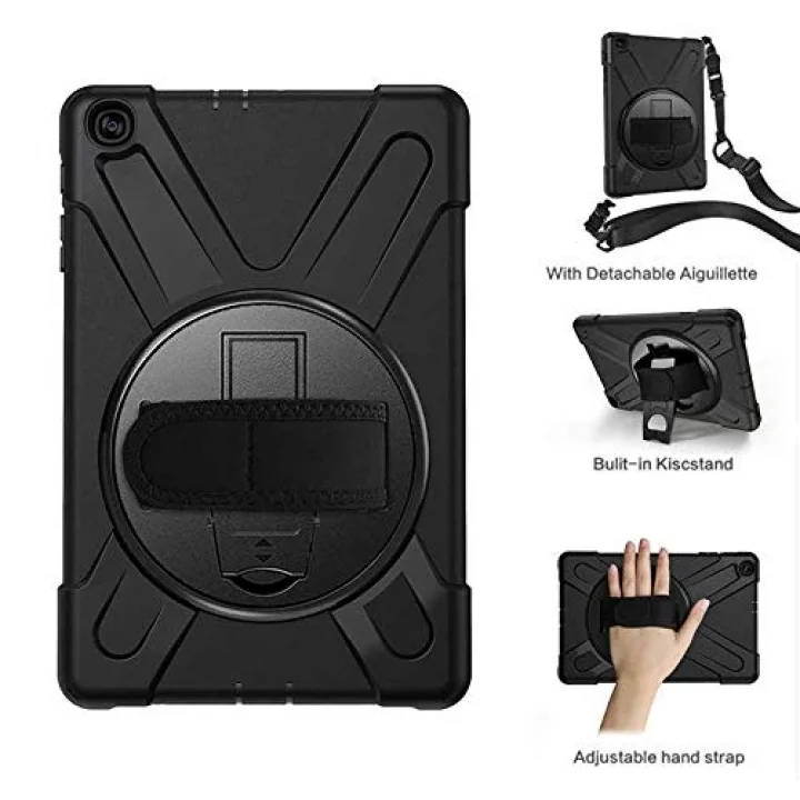 iPad Mini 1 2 3 ile uyumlu Kılıf Defender Askılı Zırhlı Tank Case A1432 A1454 A1455 A1489 A1490-91 A1599 A1600